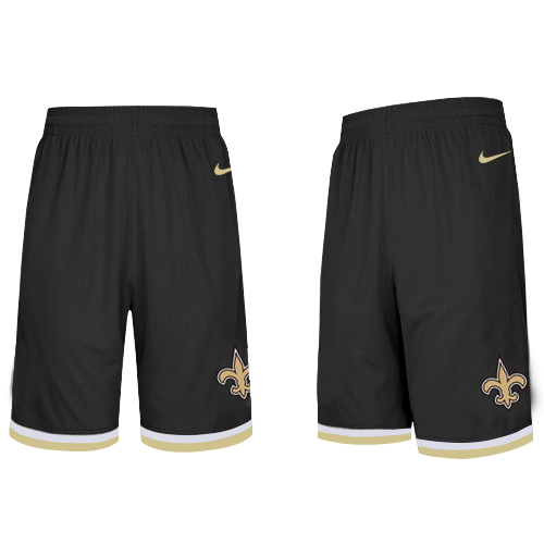 Men's New Orleans Saints 2019 Black Knit Performance Shorts